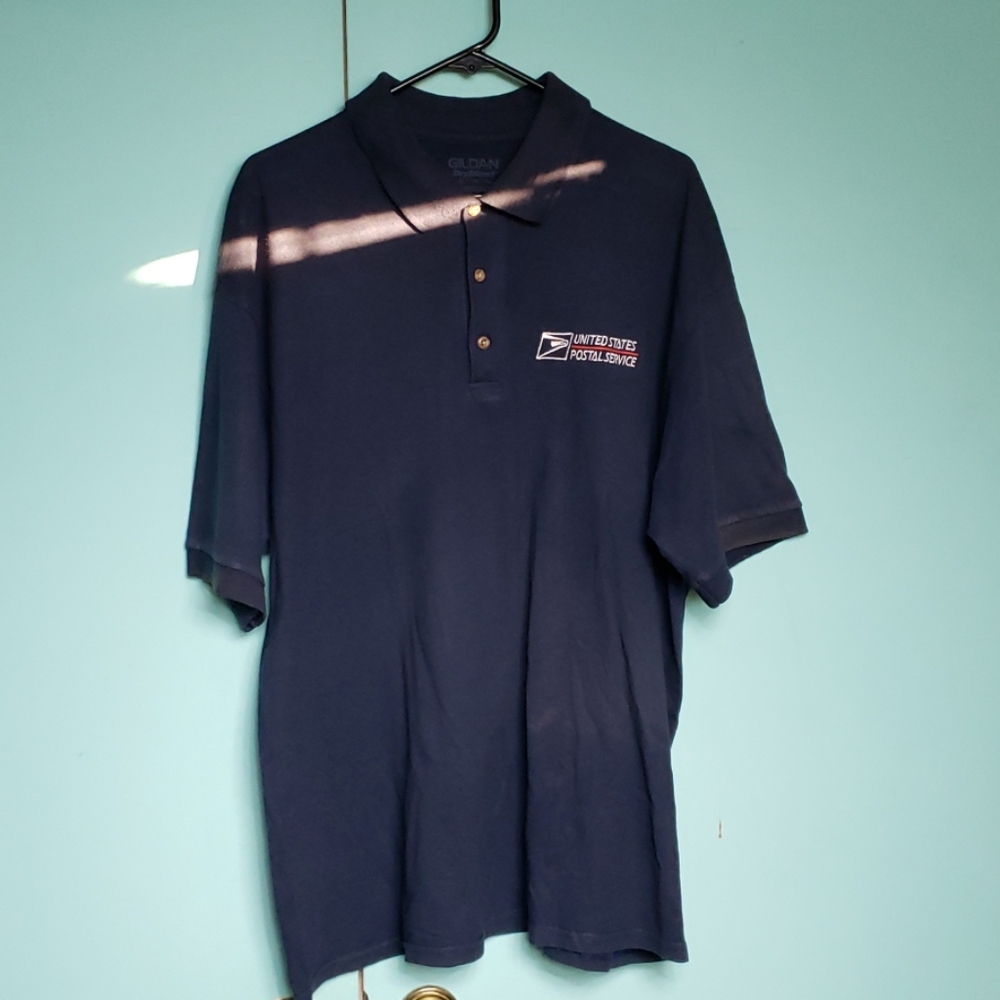 Gildan USPS Dark Blue Polo T-Shirt